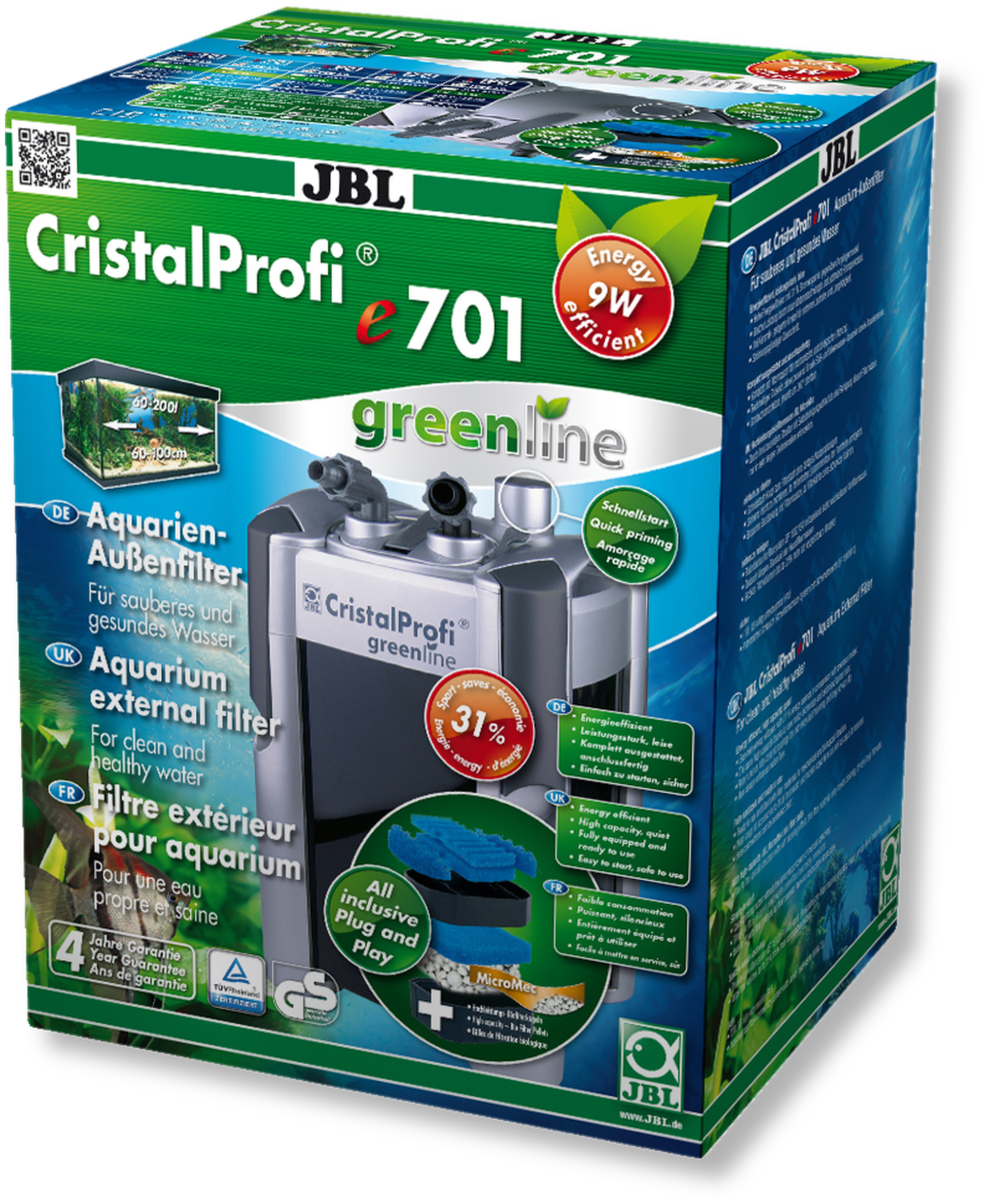 JBL e701 greenline Außenfilter