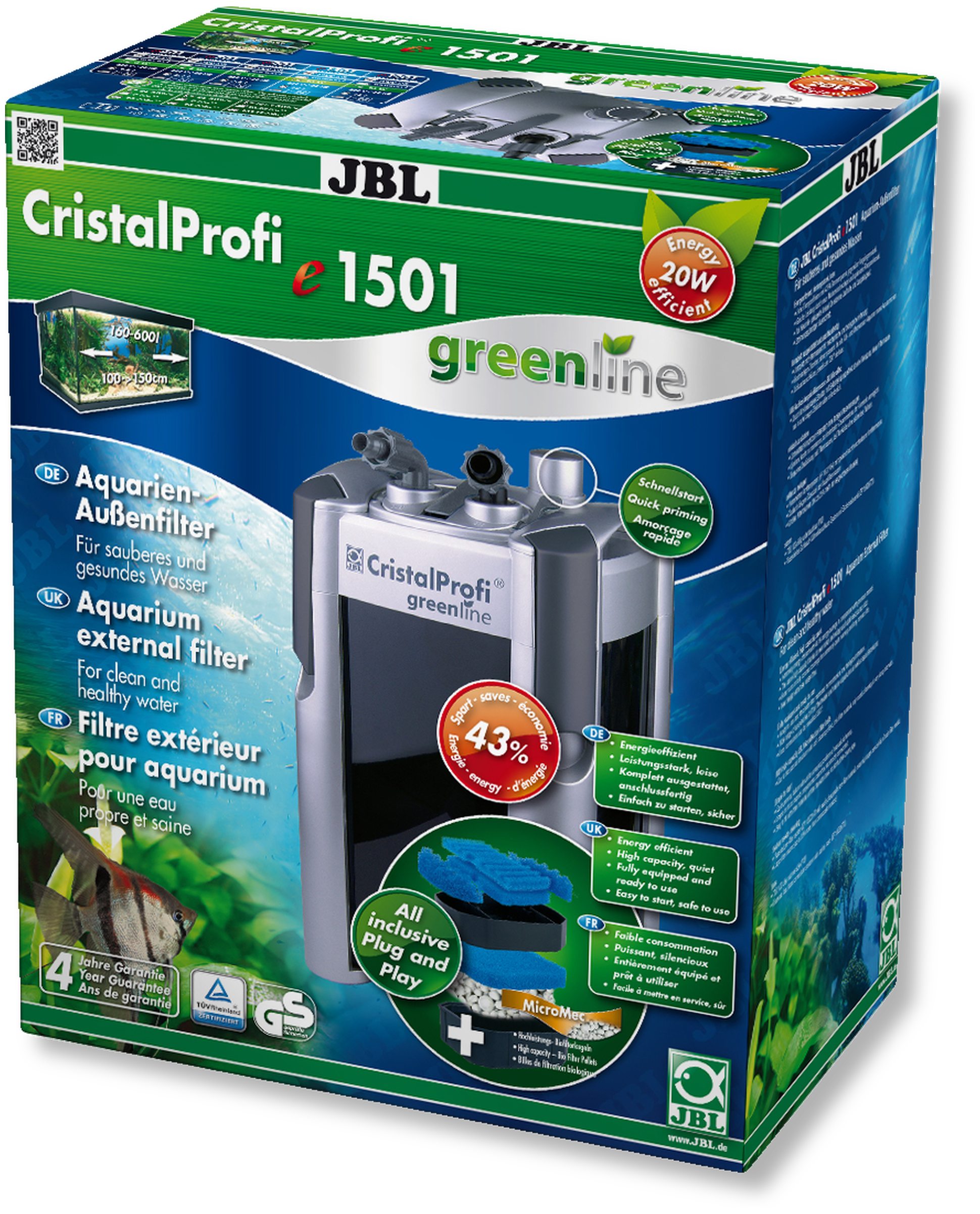 JBL e1501 greenline Außenfilter