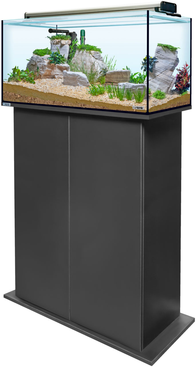 Sera AquaTank 128L -Fixture-100cm Schrank-Black