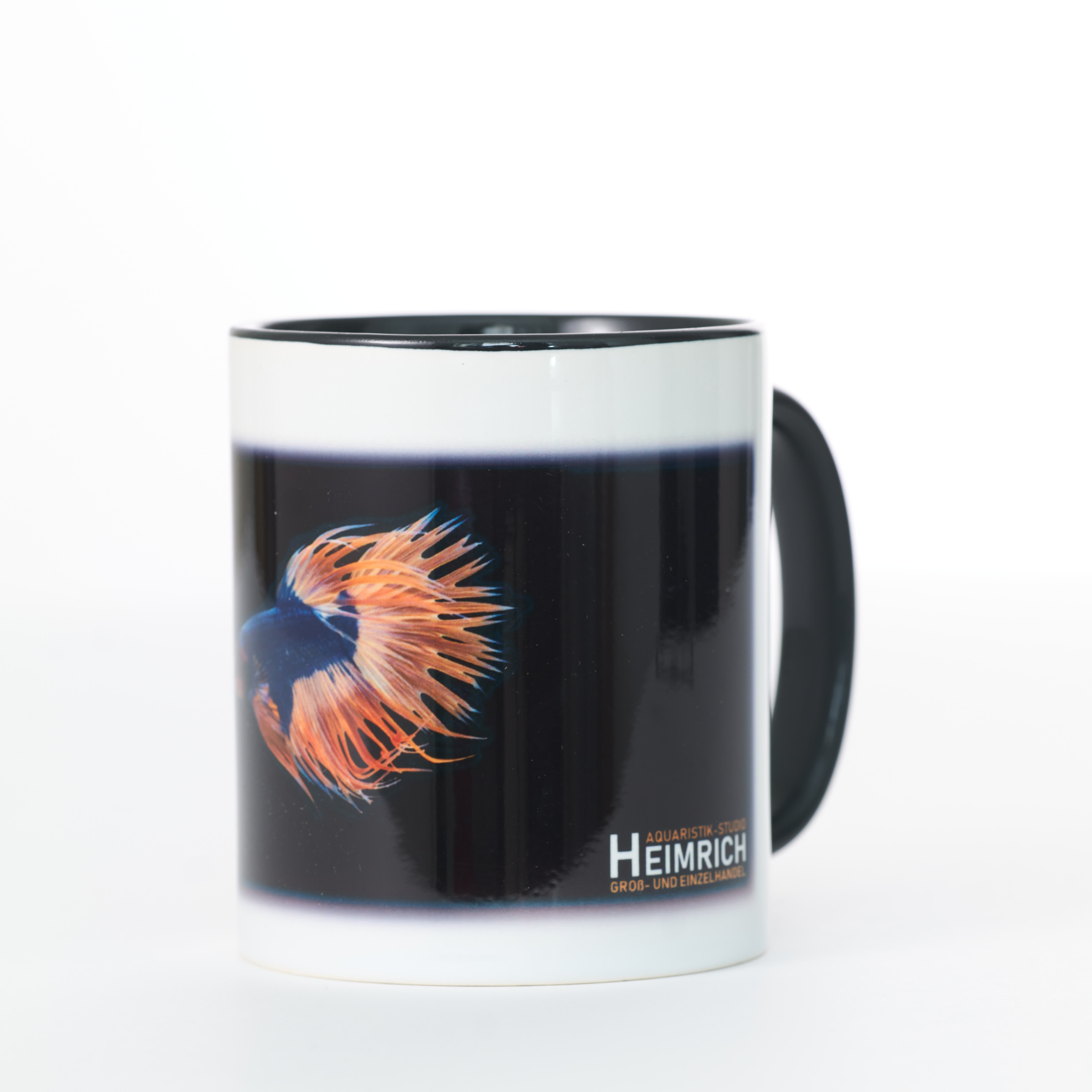 Foto-Tasse - Kampffisch Crowntail Dragon Blue Yellow