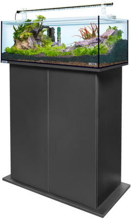 Sera AquaTank 96L - Tube Holder - 80cm Schrank - Black