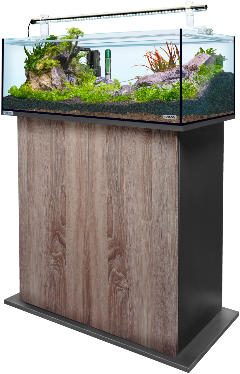 Sera AquaTank 96 L - Tube Holder - 100cm Schrank - Walnut