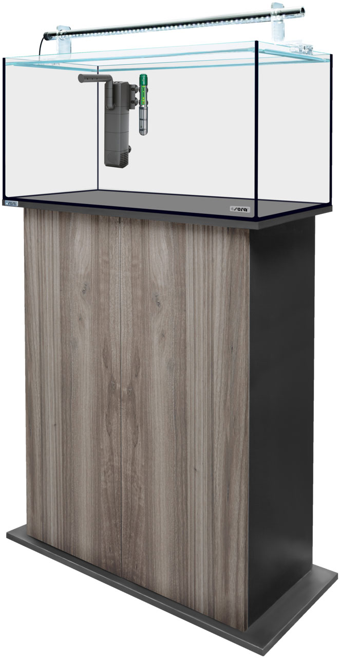 Sera AquaTank 128L -Tube Holder-100cm Schrank-Gray Oak