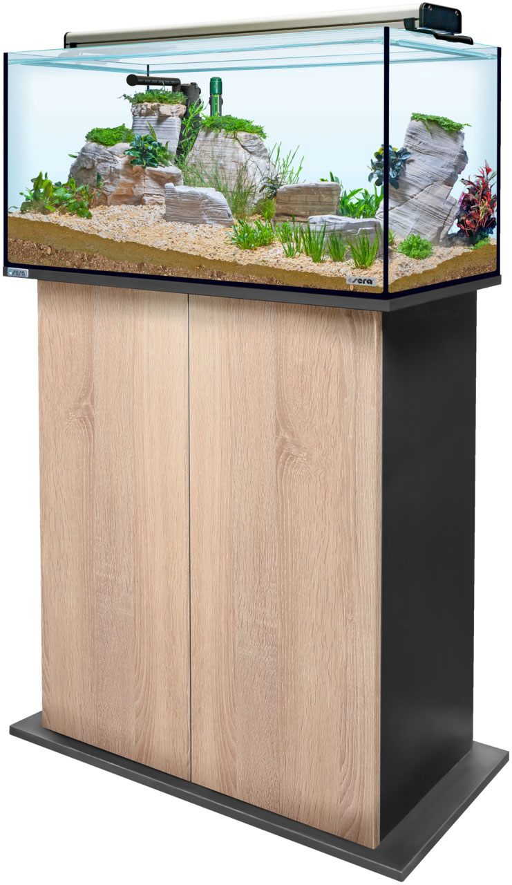 Sera AquaTank 128L -Fixture-90cm Schrank-Sonoma Oak