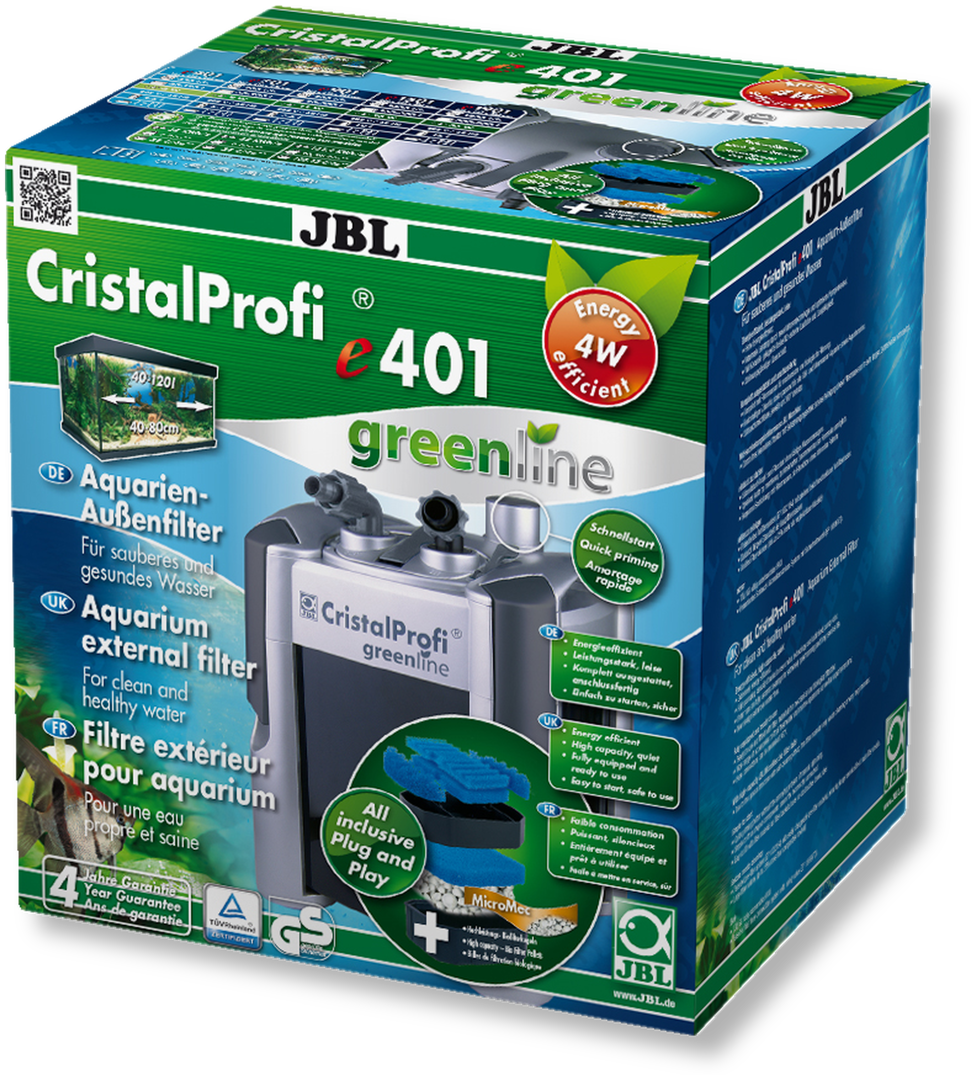 JBL e401 greenline Außenfilter