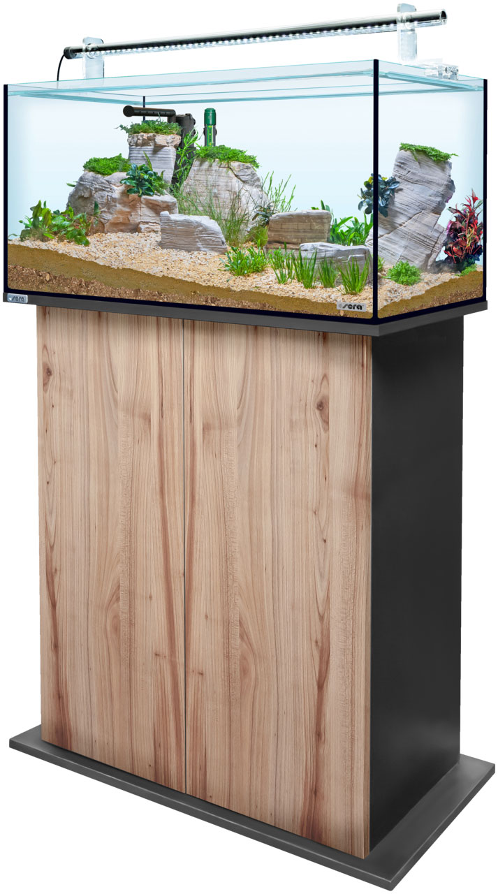 Sera AquaTank 128L -Tube Holder-90cm Schrank-Cherry