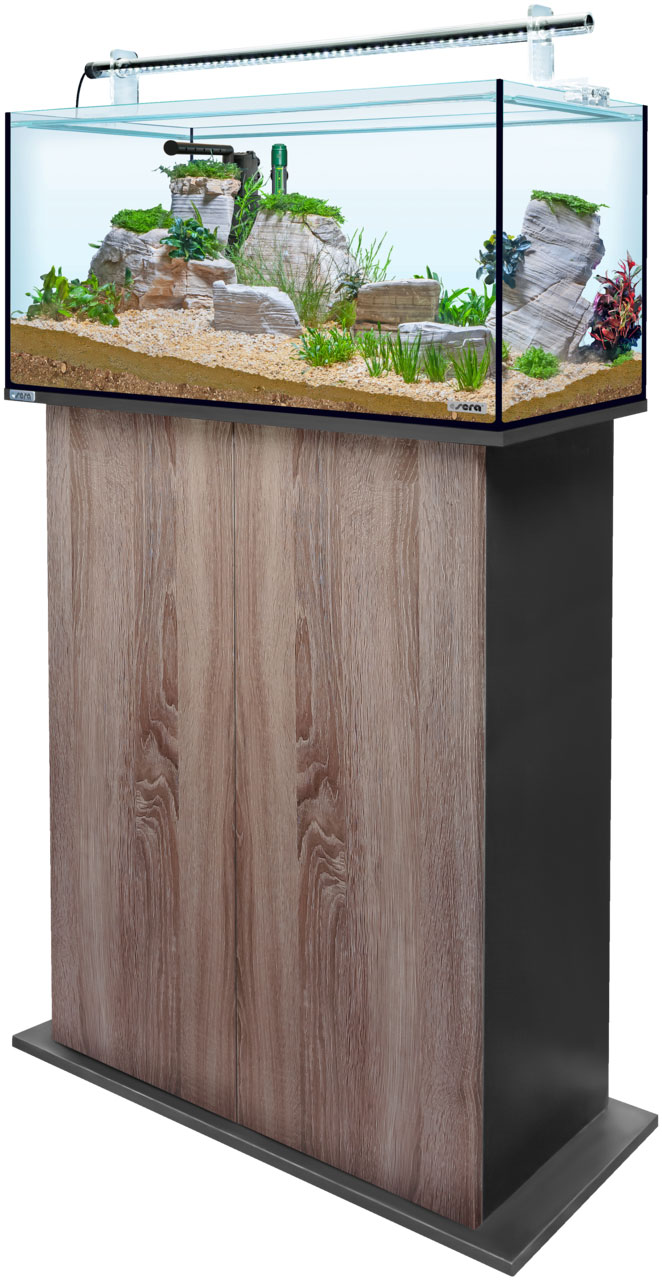 Sera AquaTank 128L -Tube Holder-100cm Schrank-Walnut