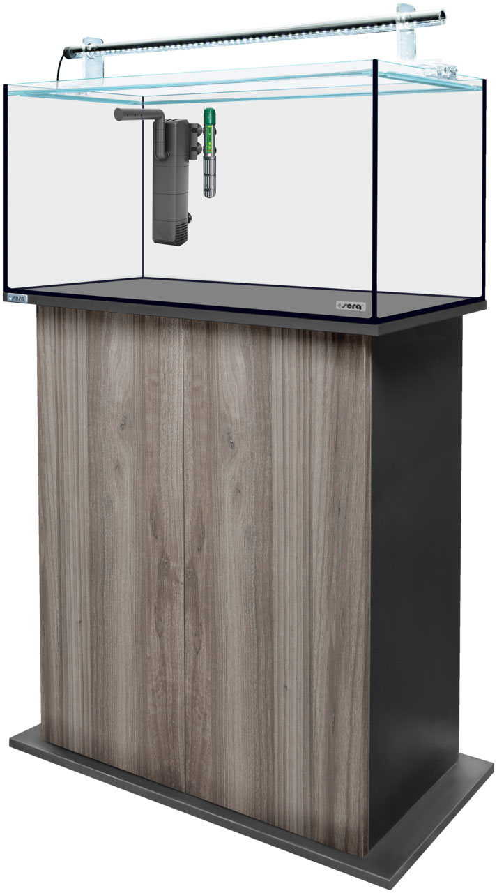 Sera AquaTank 128L -Tube Holder-90cm Schrank-Gray Oak