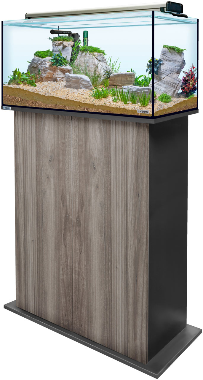 Sera AquaTank 128L -Fixture-100cm Schrank-Gray Oak