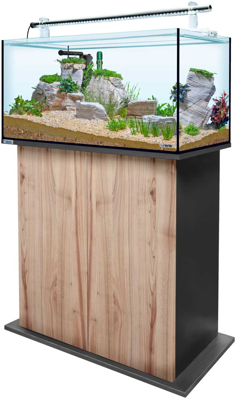 Sera AquaTank 128L -Tube Holder-80cm Schrank-Cherry