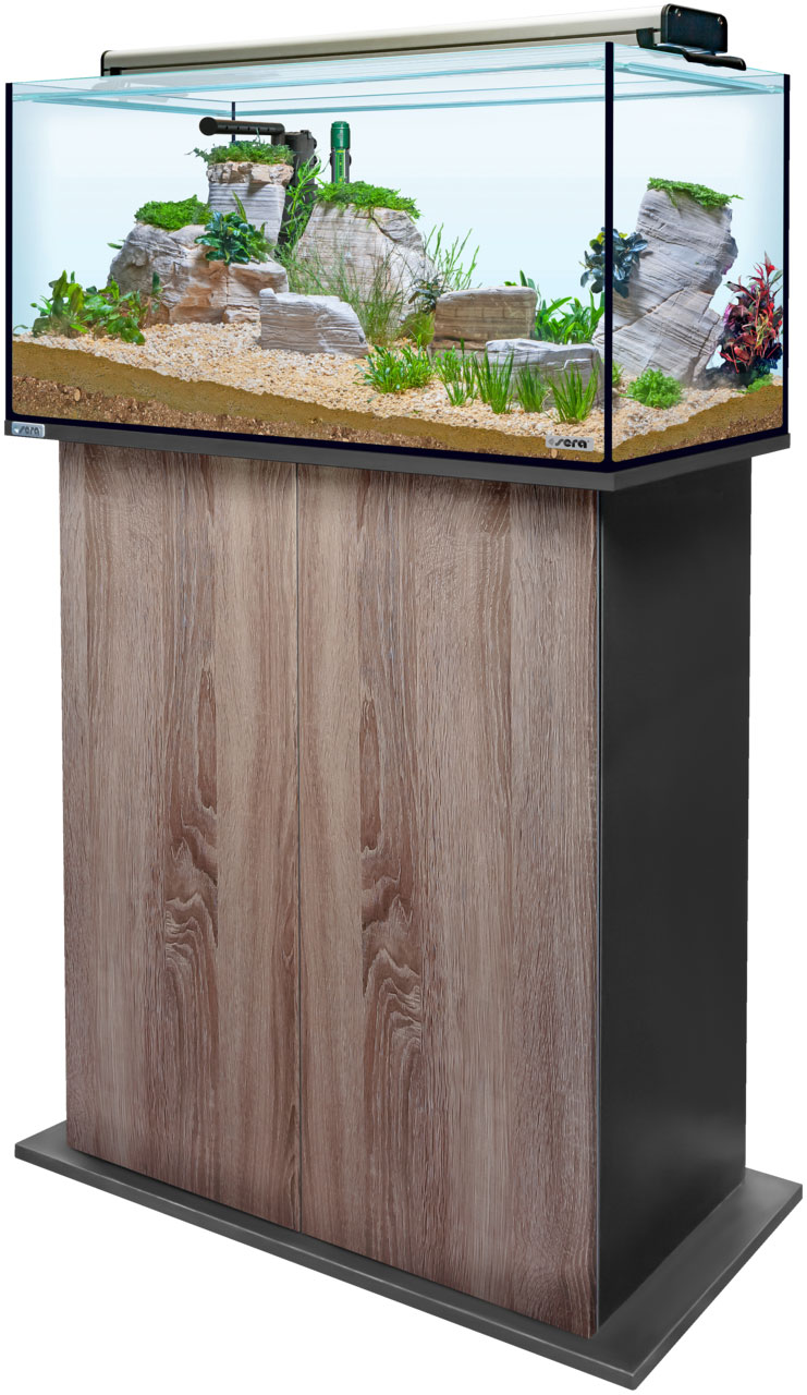Sera AquaTank 128L -Fixture-90cm Schrank-Walnut