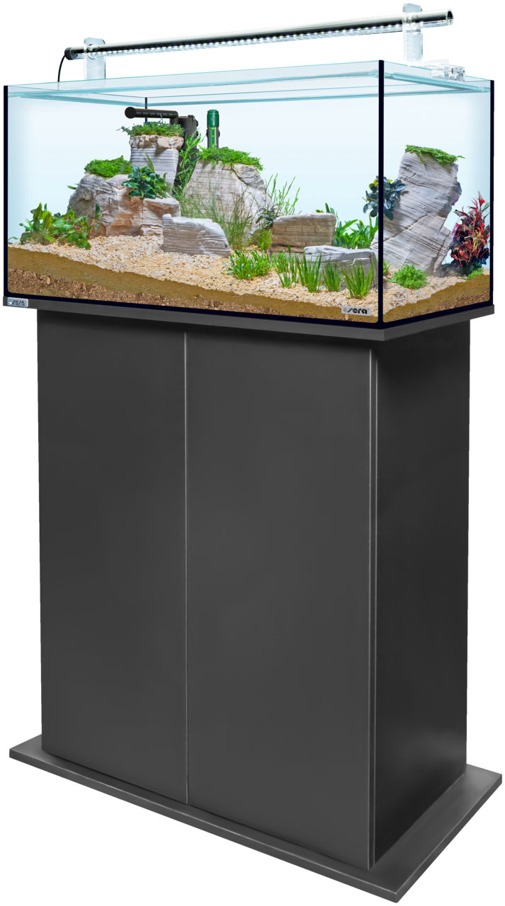 Sera AquaTank 128L -Tube Holder-90cm Schrank-Black