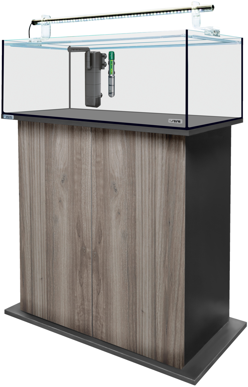 Sera AquaTank 96 L - Tube Holder - 100cm Schrank - Gray Oak