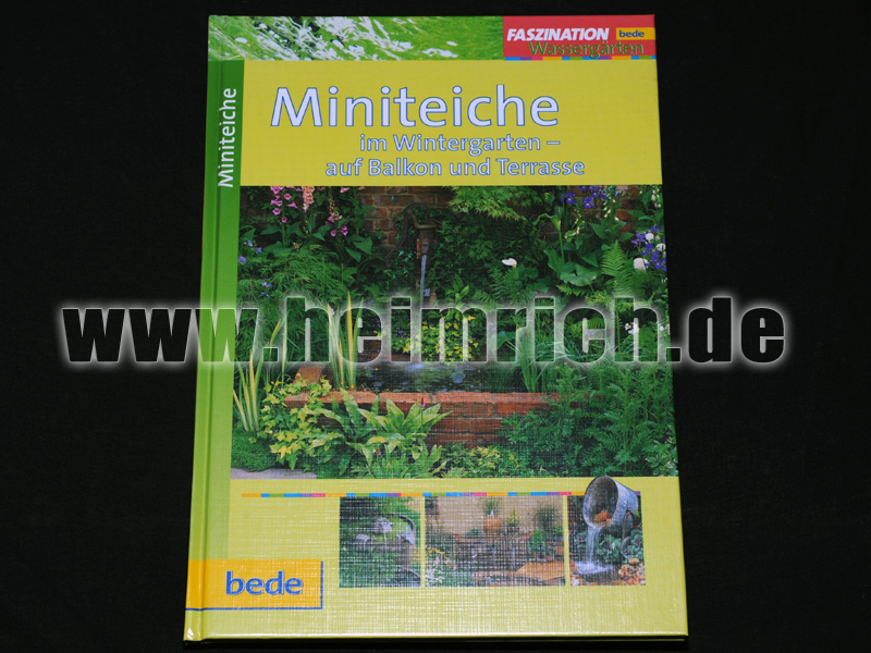 Miniteiche im Wintergarten - auf Balkon und Terrasse